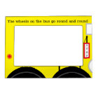 "Wheels on the Bus" Acryliprint Magnetic Frame