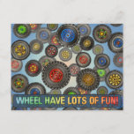 Wheels Tires Car Truck Theme Kids Party Invitation