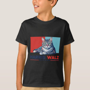 Wheimer 2024 Funny Cat Election Kamala Harris T-Shirt