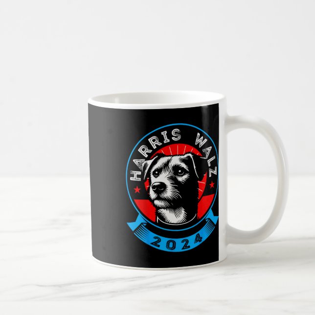Wheimer 2024 Funny Dog Election Kamala Harris Tim  Coffee Mug (Right)