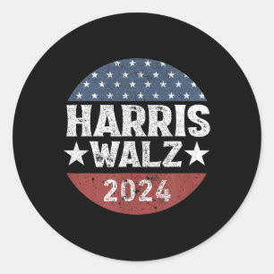 Wheimer 2024 Kamalaharris Timwaltz 2024 Vote  Classic Round Sticker