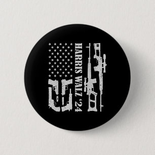 Wheimer 24 American Flag Guns Owner Madam Presiden Button