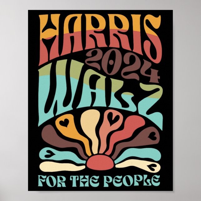 Wheimer For The People Kamala Harris Waltz  Poster (Front)