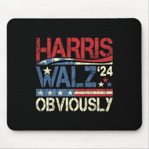 Wheimer Obviously! Harris Waltz 2024 Election 2  Mouse Pad