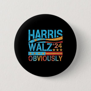 Wheimer Obviously! Harris Waltz 2024 Election Button