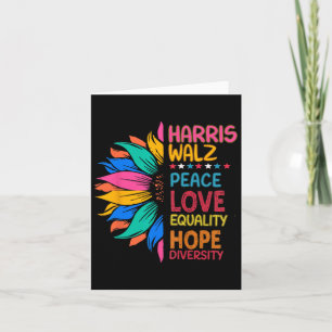 Wheimer Peace Love Equality Hope Diversity  Card