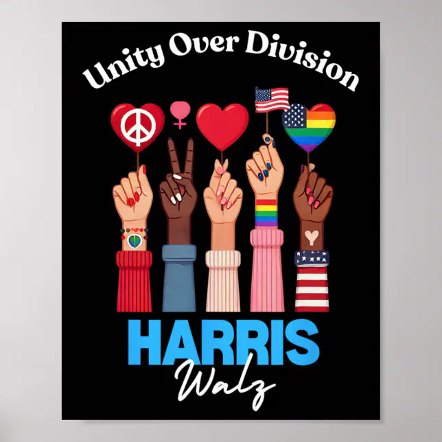 Wheimer Waltz 2024 Unity Over Division Poster | Zazzle