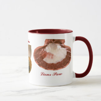 Whelk Left Turn,  Nautilus, Lions Paw Mug