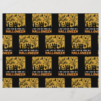 When a Black Roams Scrapbook Paper 