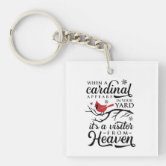 Cardinal Key Chain - A Cardinal is a visitor from Heaven – The Remembrance  Center