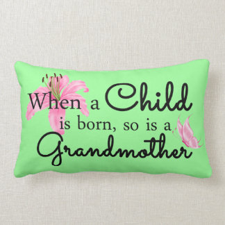 When a child... lumbar pillow