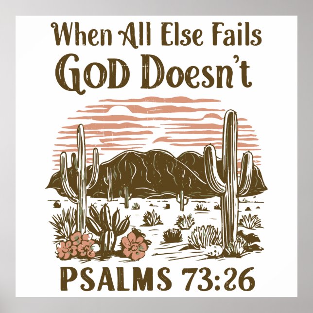 When All else Fails God Doesn't  Poster (Front)