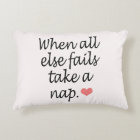 "When All Else Fails, Take a Nap" Quote & Heart