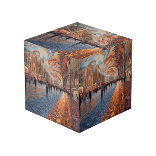 When art and reality intertwine cube