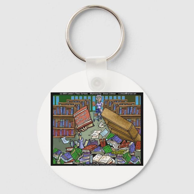 When Bad Things Happen Funny Gifts Tees Mugs Etc Keychain (Front)
