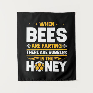 When Bees Are Farting Tapestry