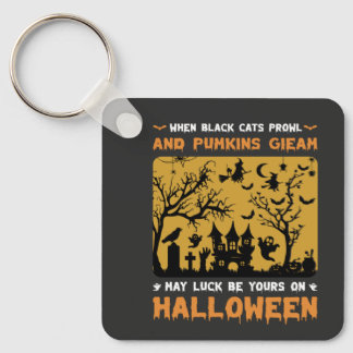 When Black Cats Roam     Keychain