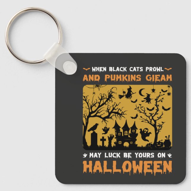 When Black Cats Roam     Keychain (Front)