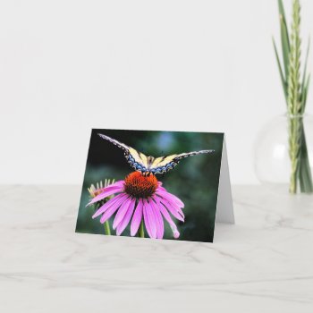 When Butterflies Appear Note Card by Siberianmom at Zazzle