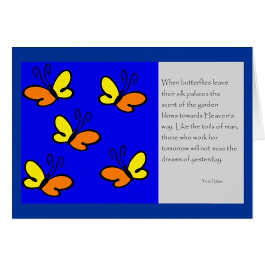 When Butterflies Leave Cards (Front Horizontal)