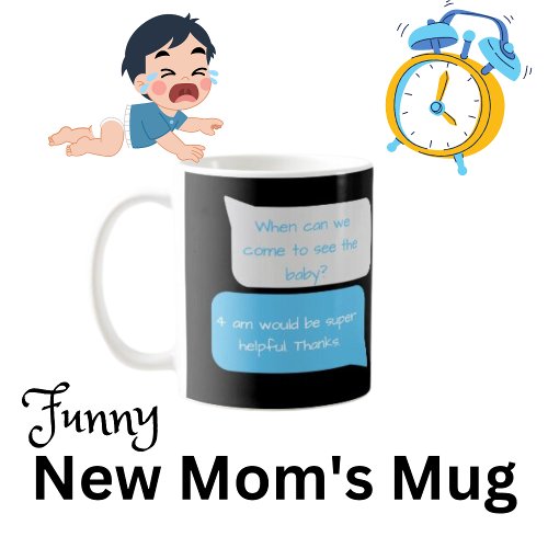 When Can We See Baby Funny New Parents Texting  Coffee Mug