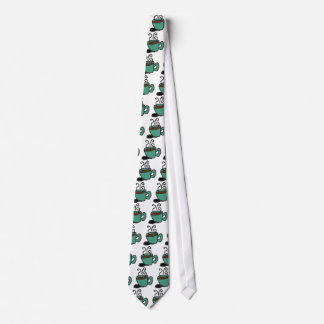 When coffee has you by the neck... neck tie