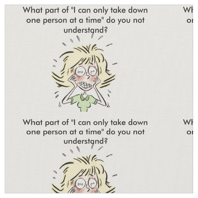 When Court Reporters Attack Editable Text Craft Fabric (Close Up)