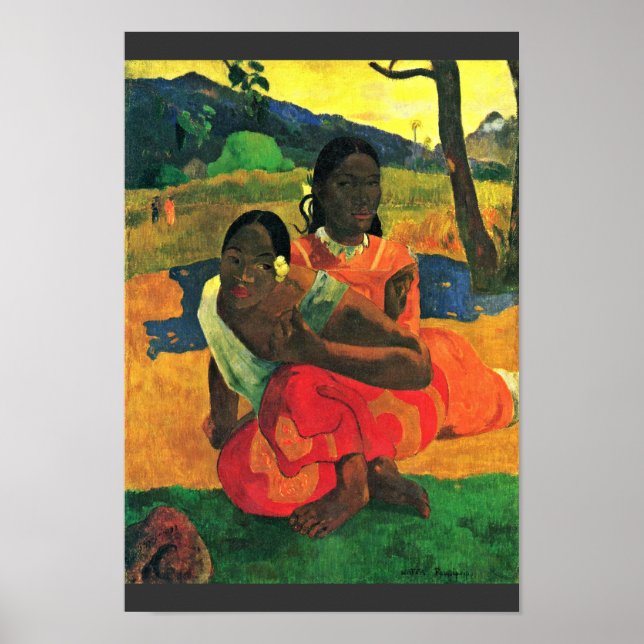 When Did You Marry? (Faa Nafea Ipoipo?) By Gauguin Poster (Front)