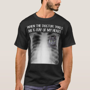 When Doctor Takes X-ray Of My Heart Funny Russian T-Shirt
