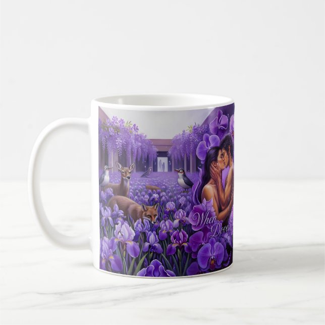 When Doves Cry Iris Garden Inner Child Mug (Left)