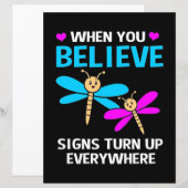 When Dragonfly Believe Signs Turn Up (Front/Back)