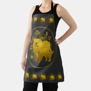 WHEN DRAGONS FLY Chow chef craft grooming apron