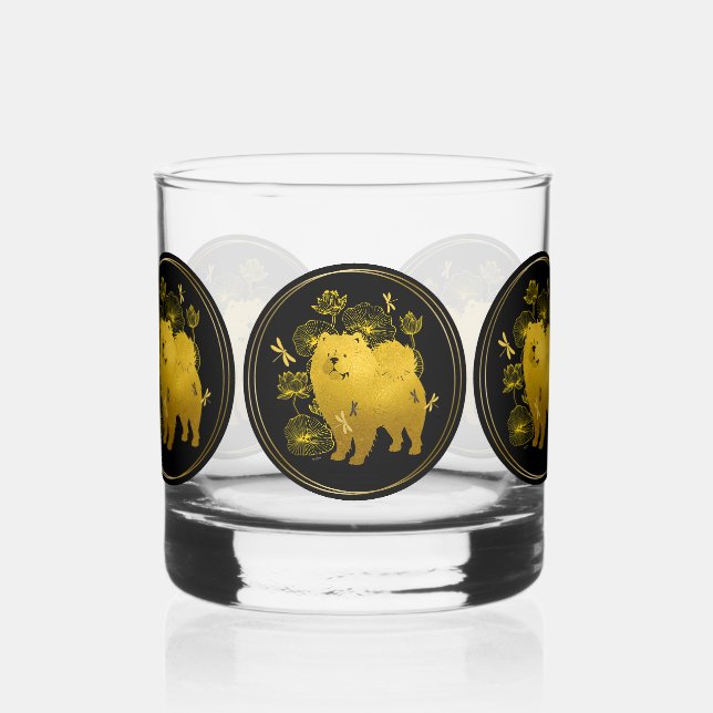 WHEN DRAGONS FLY  Chow rocks glass (Left)
