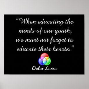When educating the minds - quote poster