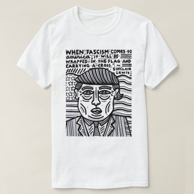 "When Fascism Comes to America" Men's T-Shirt (Design Front)