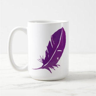 When Feathers Appear Angels Are Near - Large 15 Oz Coffee Mug