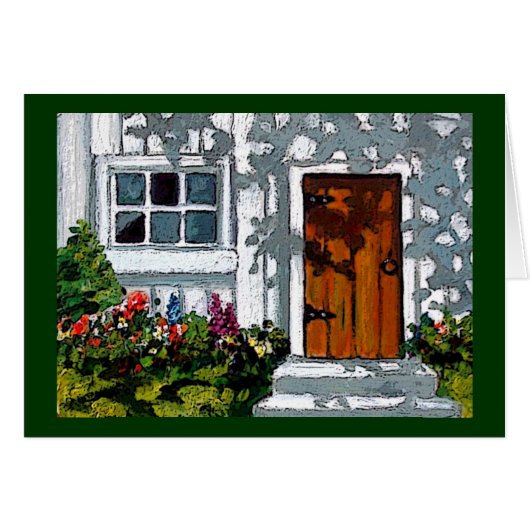 When God Closes Door He Opens Window: Old Shed Cards (Front Horizontal)