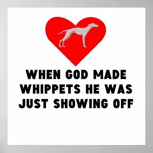 When God Made Whippets Poster (Front)