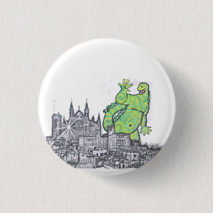 When Godzilla went of Majorca Button