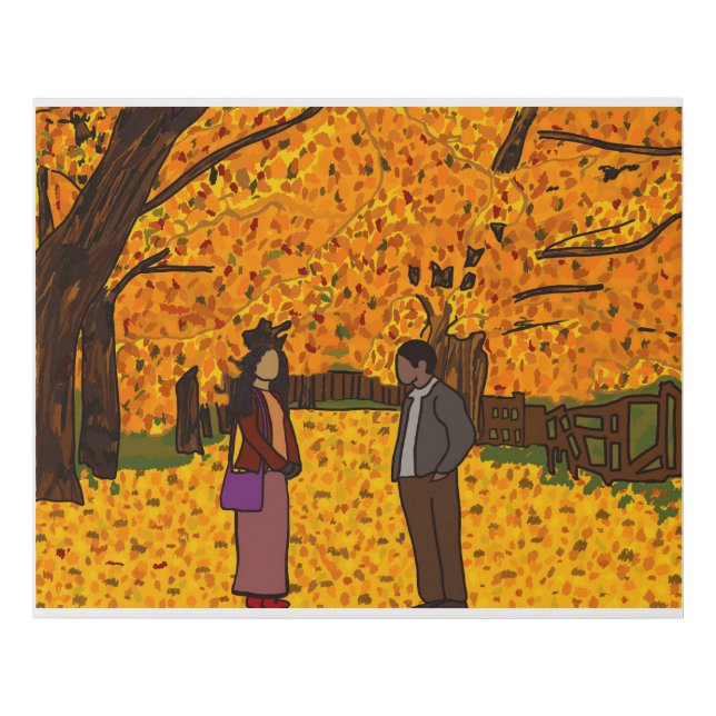 When Hakeem Met Sade Central Park Faux Canvas Print (Front)