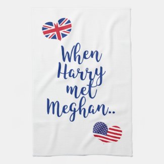 When Harry met Meghan | Fun Royal Wedding Towel