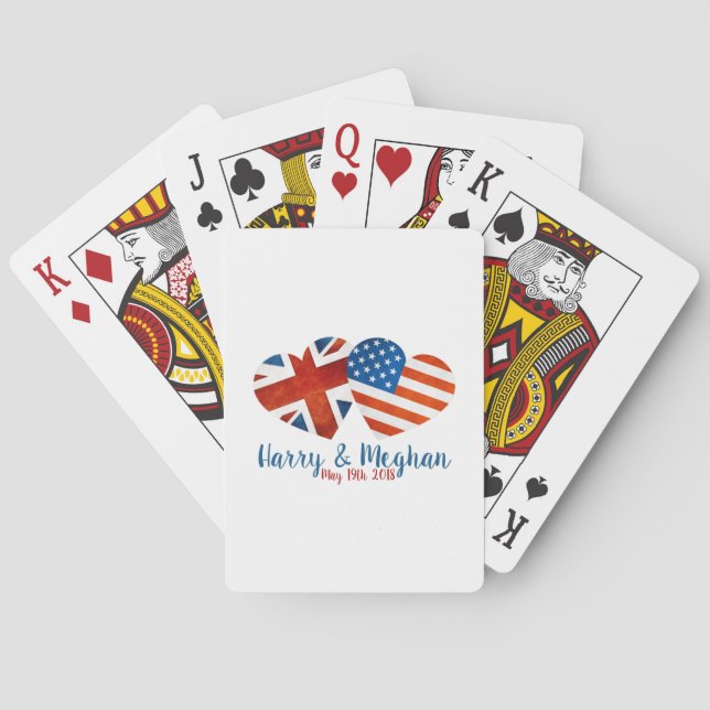 When Harry met Meghan Poker Cards (Back)