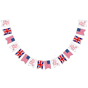 When Harry met Meghan Royal Wedding Celebration Bunting Flags