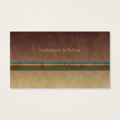 When Hearts Collide, save the date mini cards (Back)