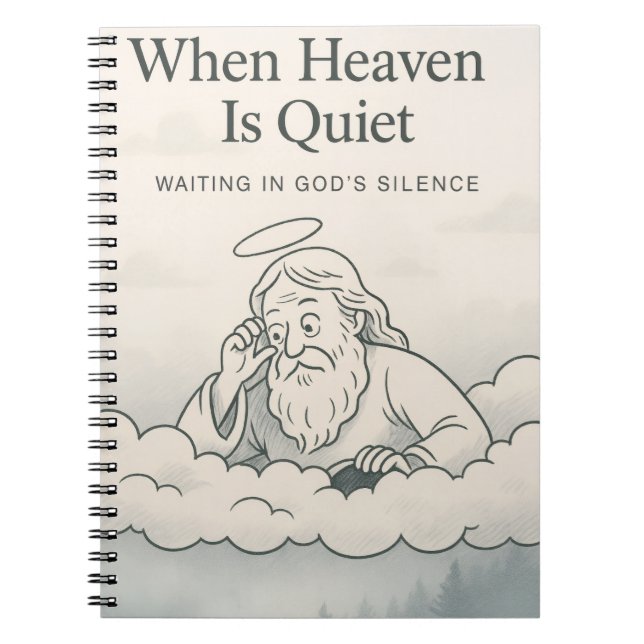 When Heaven Is Quiet – Spiral Notebook (Front)