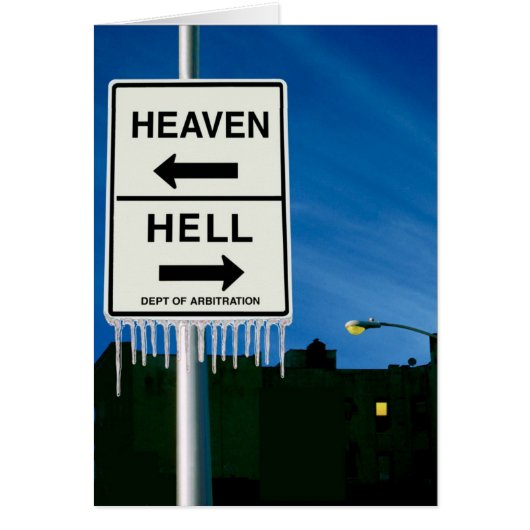 When Hell Freezes Over Cards (Front)
