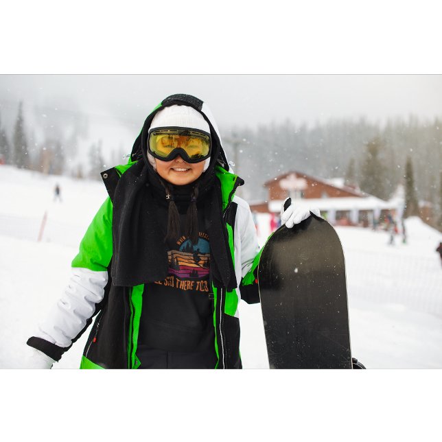 When Hell Freezes Over I'll Ski There Too Hoodie (For the woman who laughs at the cold and lives for the slopes.)