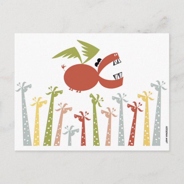 When Hippos Fly Postcard (Front)