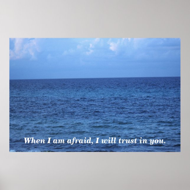 When I am afraid Poster (Front)