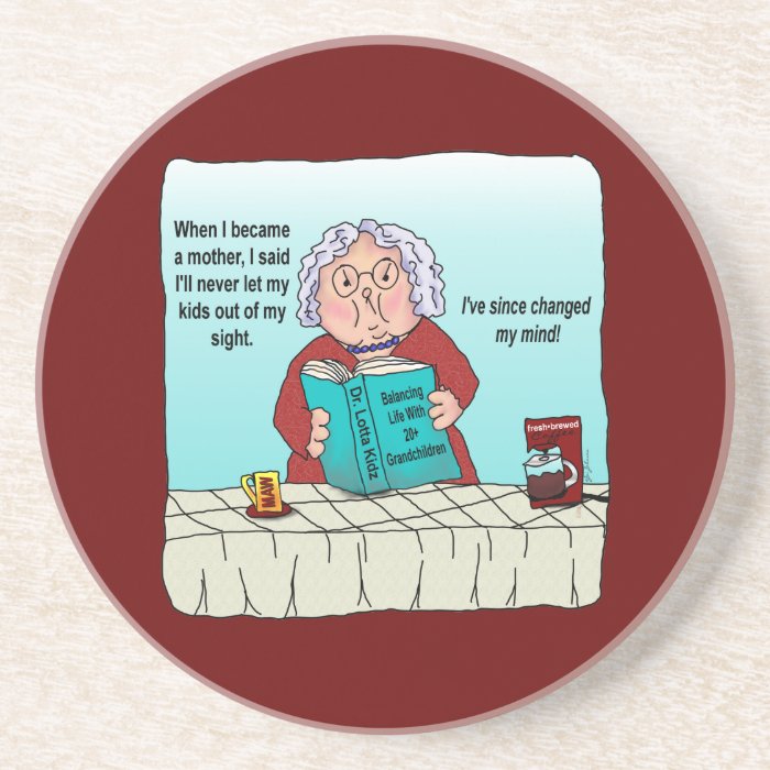 When I Became a Mother Funny Humorous Maw Coaster